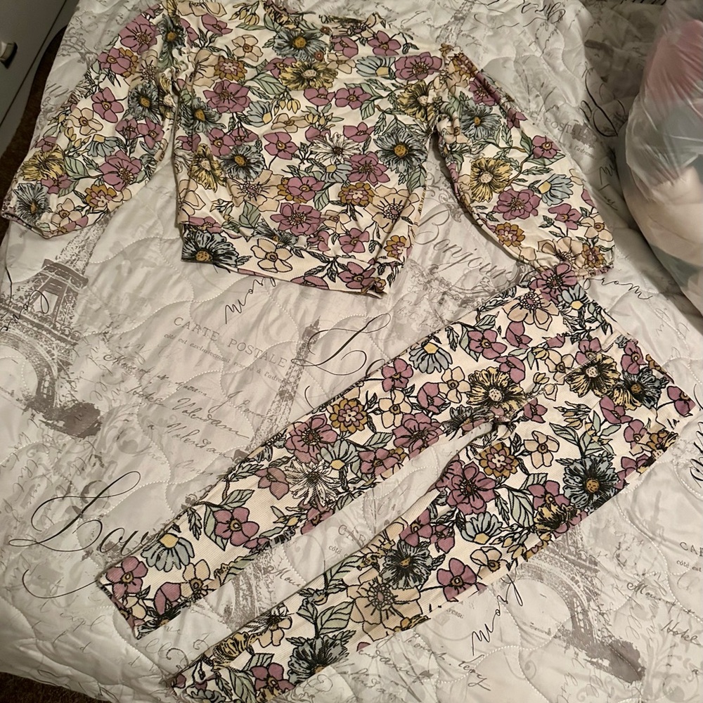 Girls Floral set